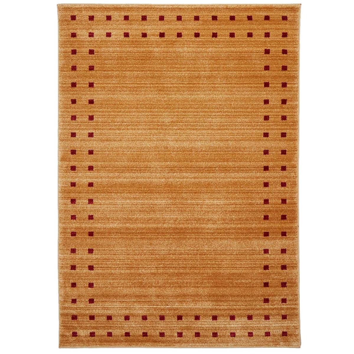 Tapis salon et chambre tissé motif simple CHOBAY 4