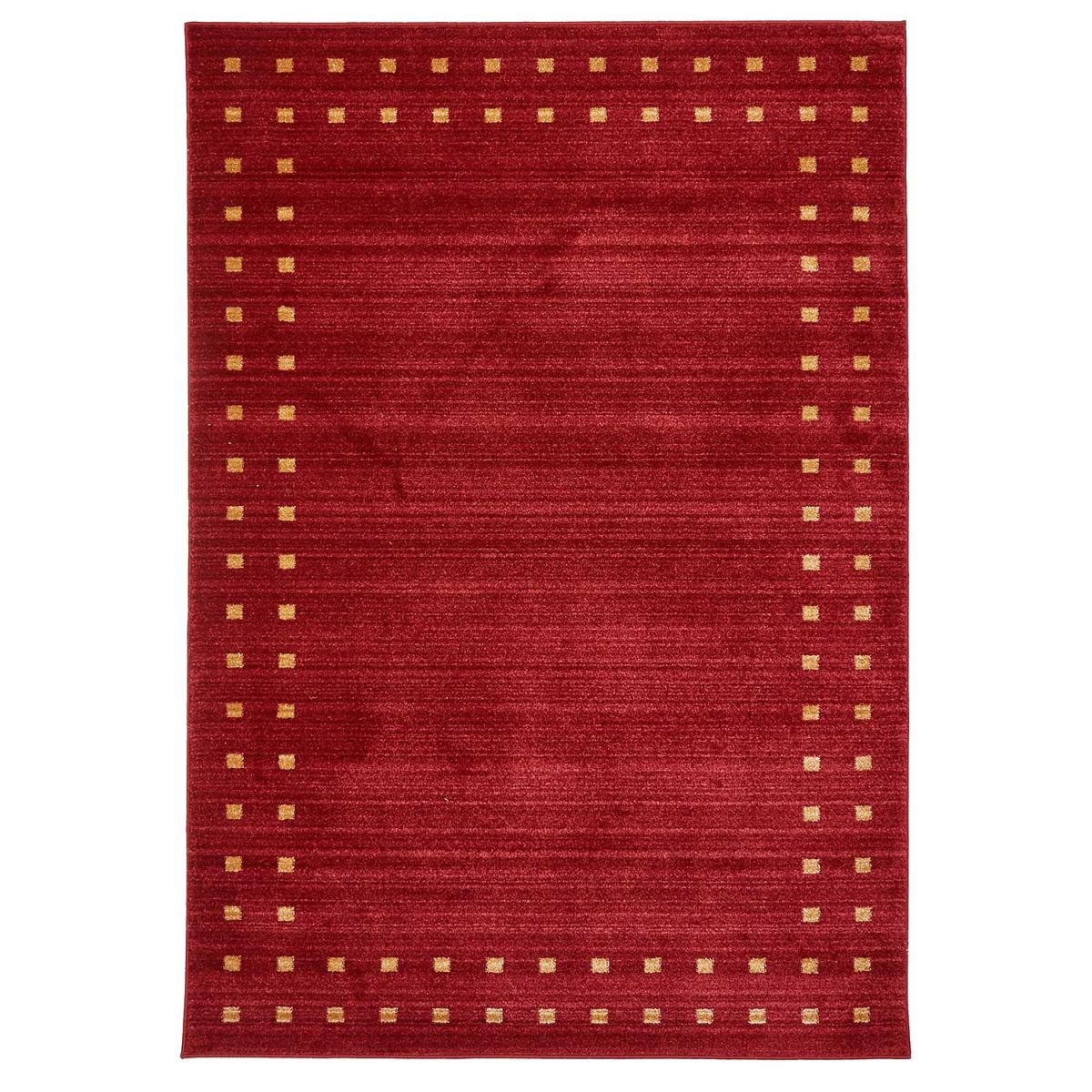 Tapis salon et chambre tissé motif simple CHOBAY 4
