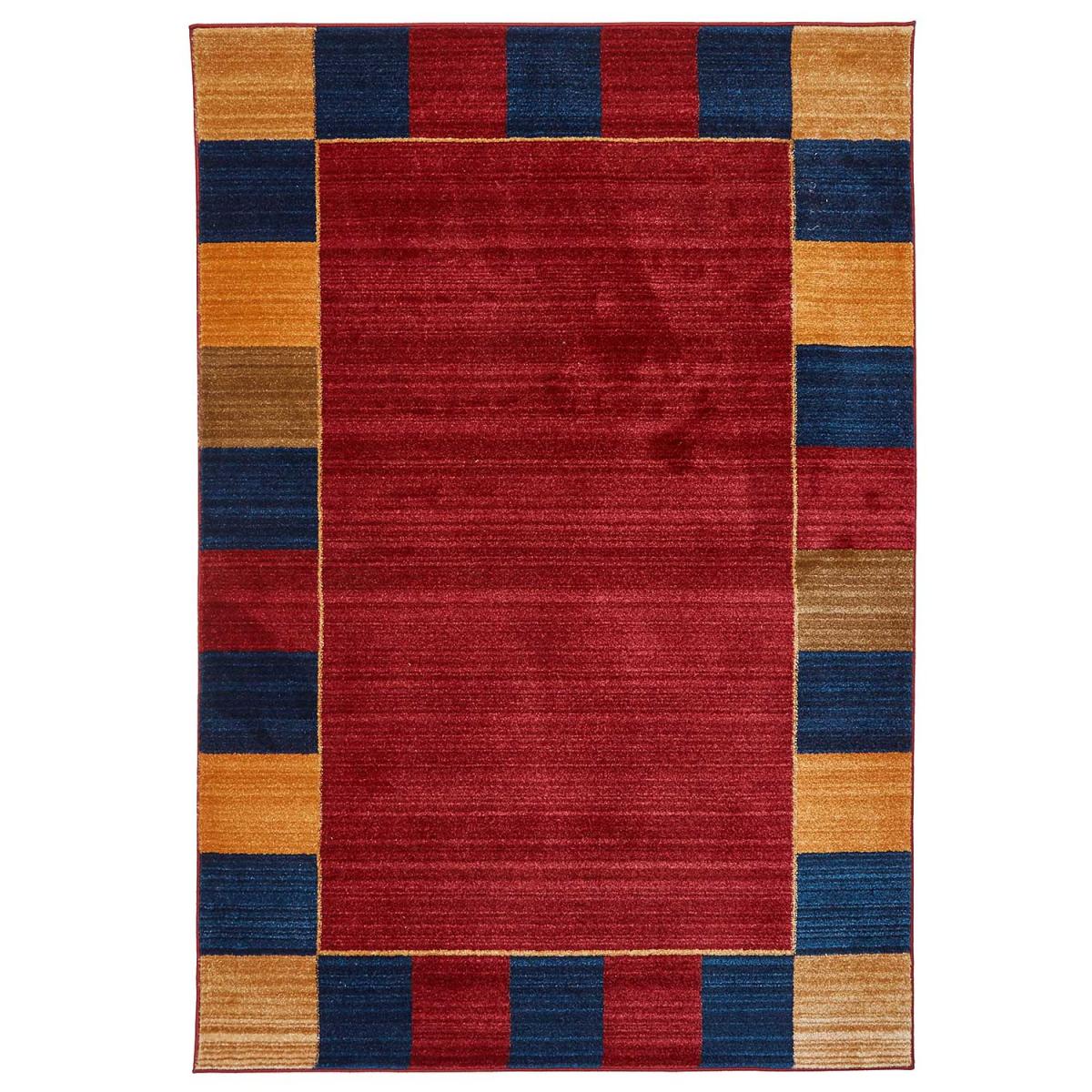 Tapis salon et chambre tissé motif simple CHOBAY 6