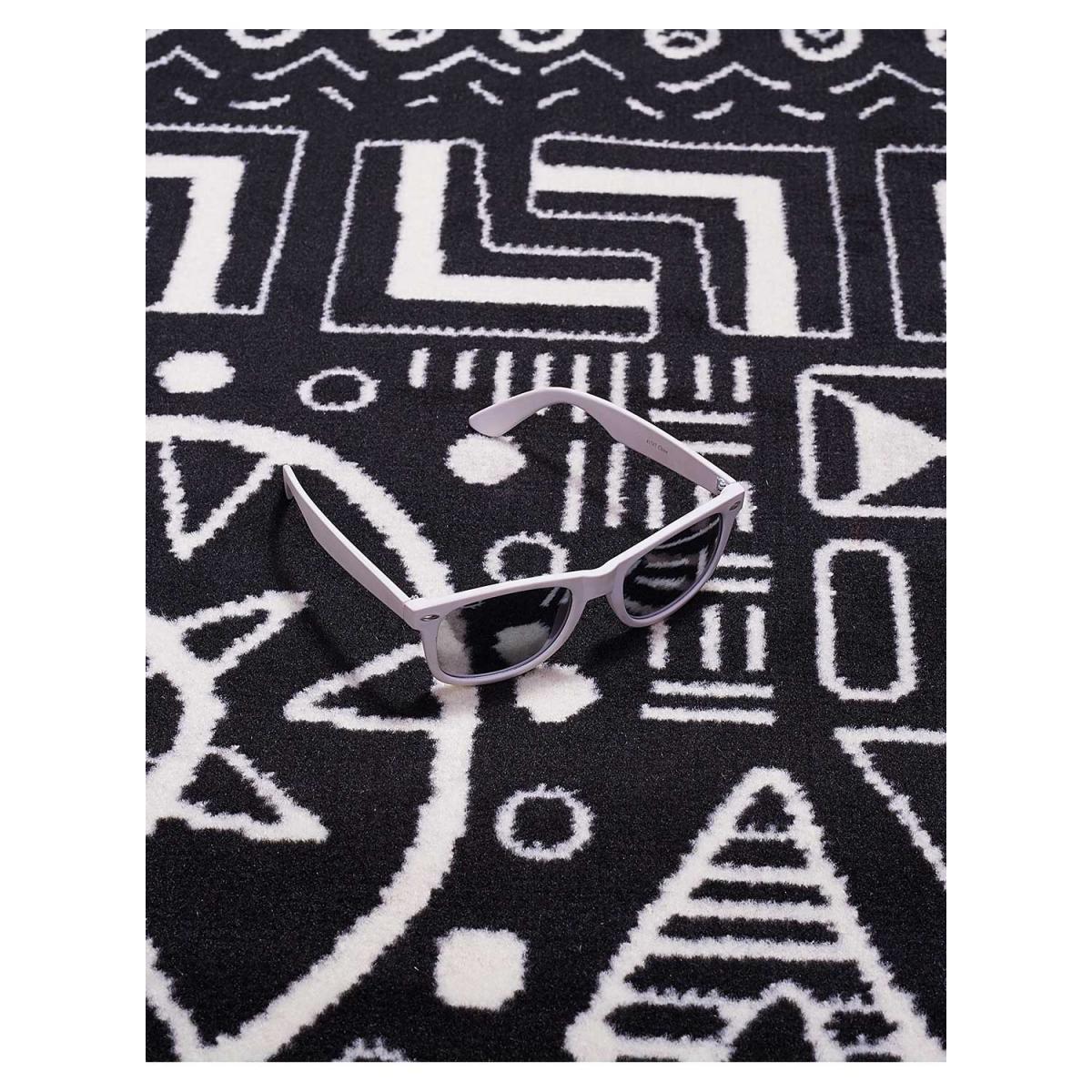 Tapis chambre tissé motif ethnique LYN1 MOTIF — vue 4