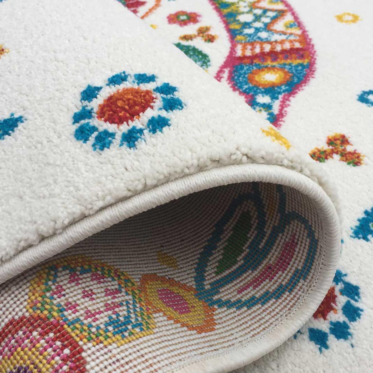 Tapis enfant tissé motif tête de mort LYN8 SKULL HEAD — vue 5