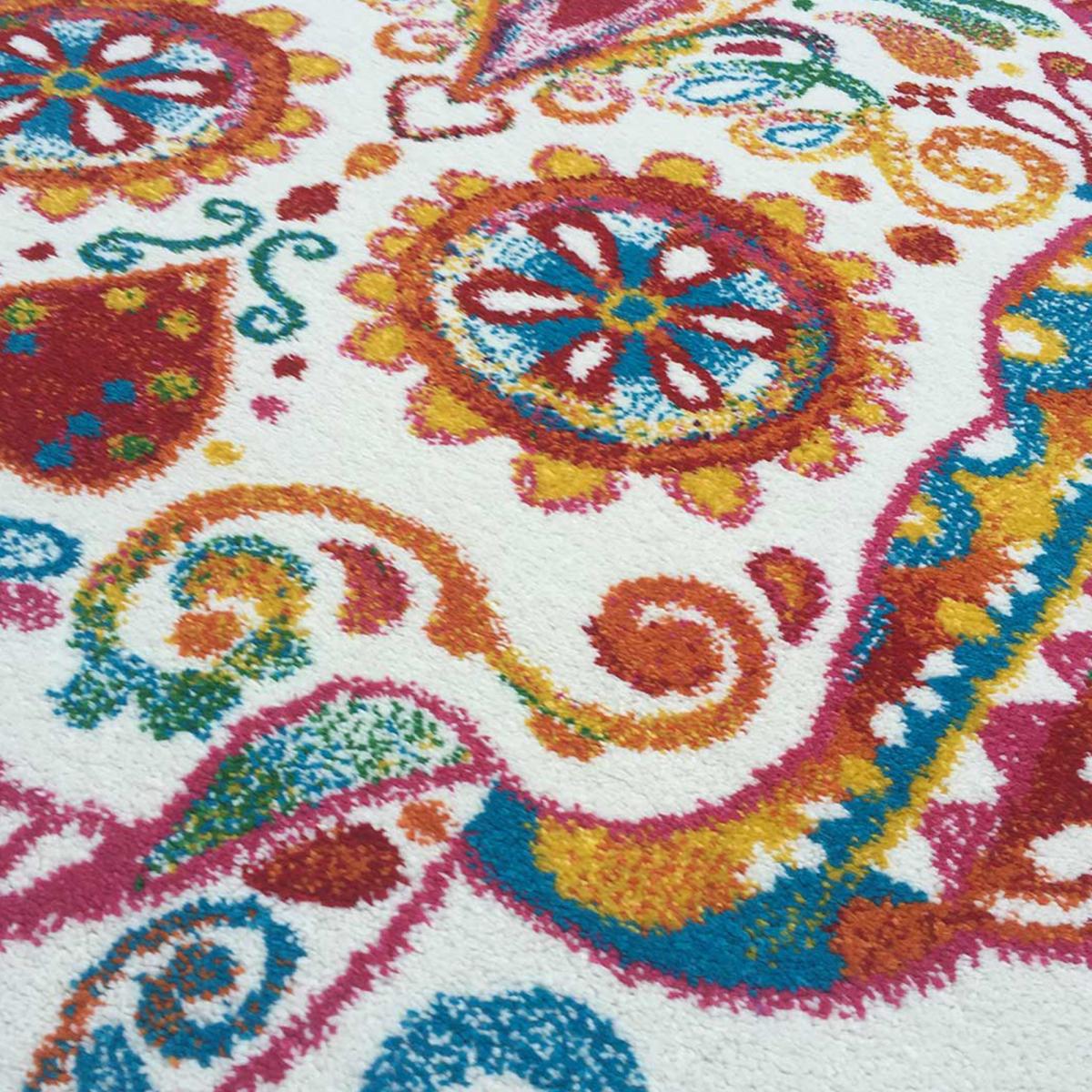 Tapis enfant tissé motif tête de mort LYN8 SKULL HEAD — vue 4