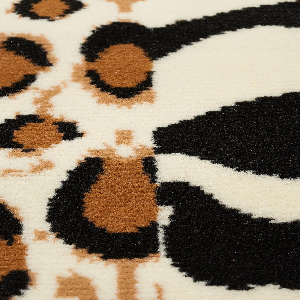 Tapis salon et chambre tissé motif animaux LYN1 SAVANA — vue 5