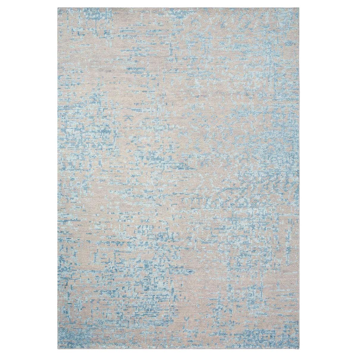 Tapis salon et chambre fait main en viscose motif faux uni REFLECT 11