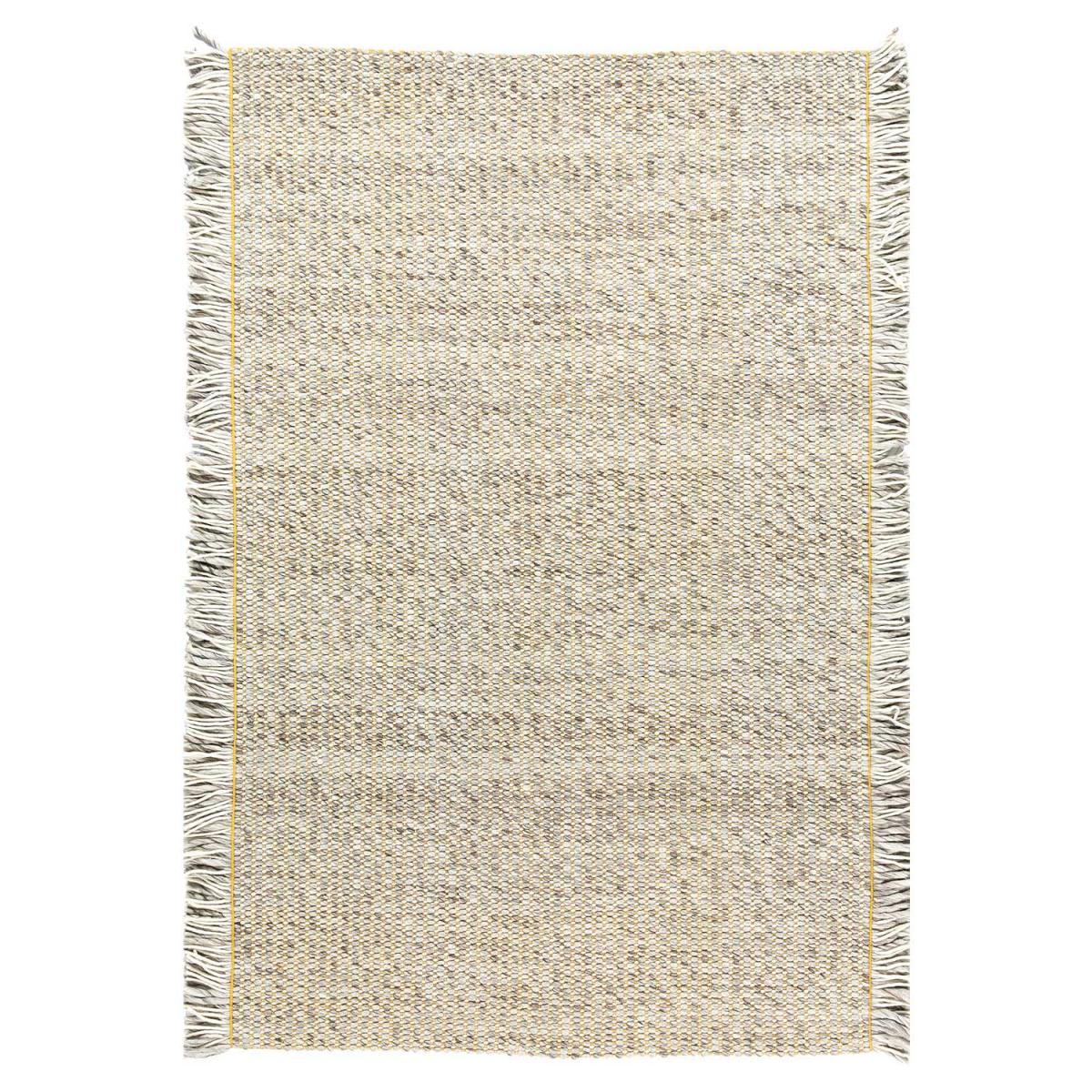 Tapis salon et chambre fait main en laine motif faux uni TRANSFORM 8