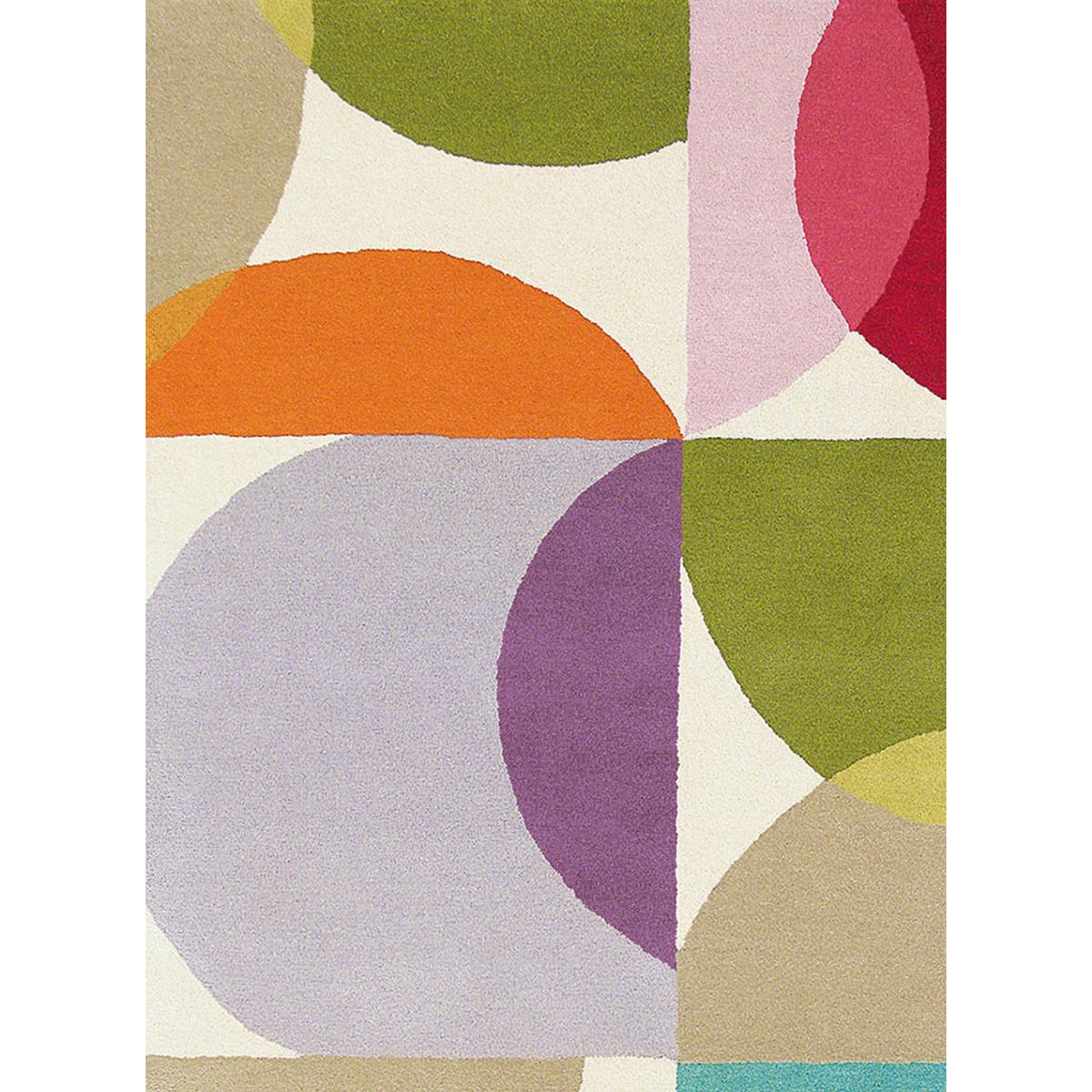 Tapis salon KALEIDO en laine Fait main — vue 4