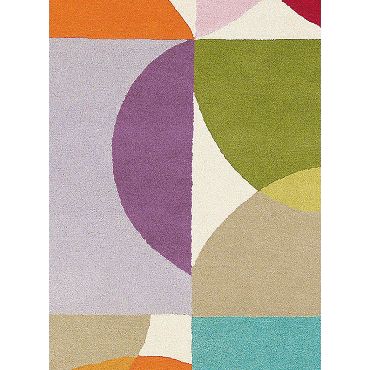 Tapis salon KALEIDO en laine Fait main — vue 5