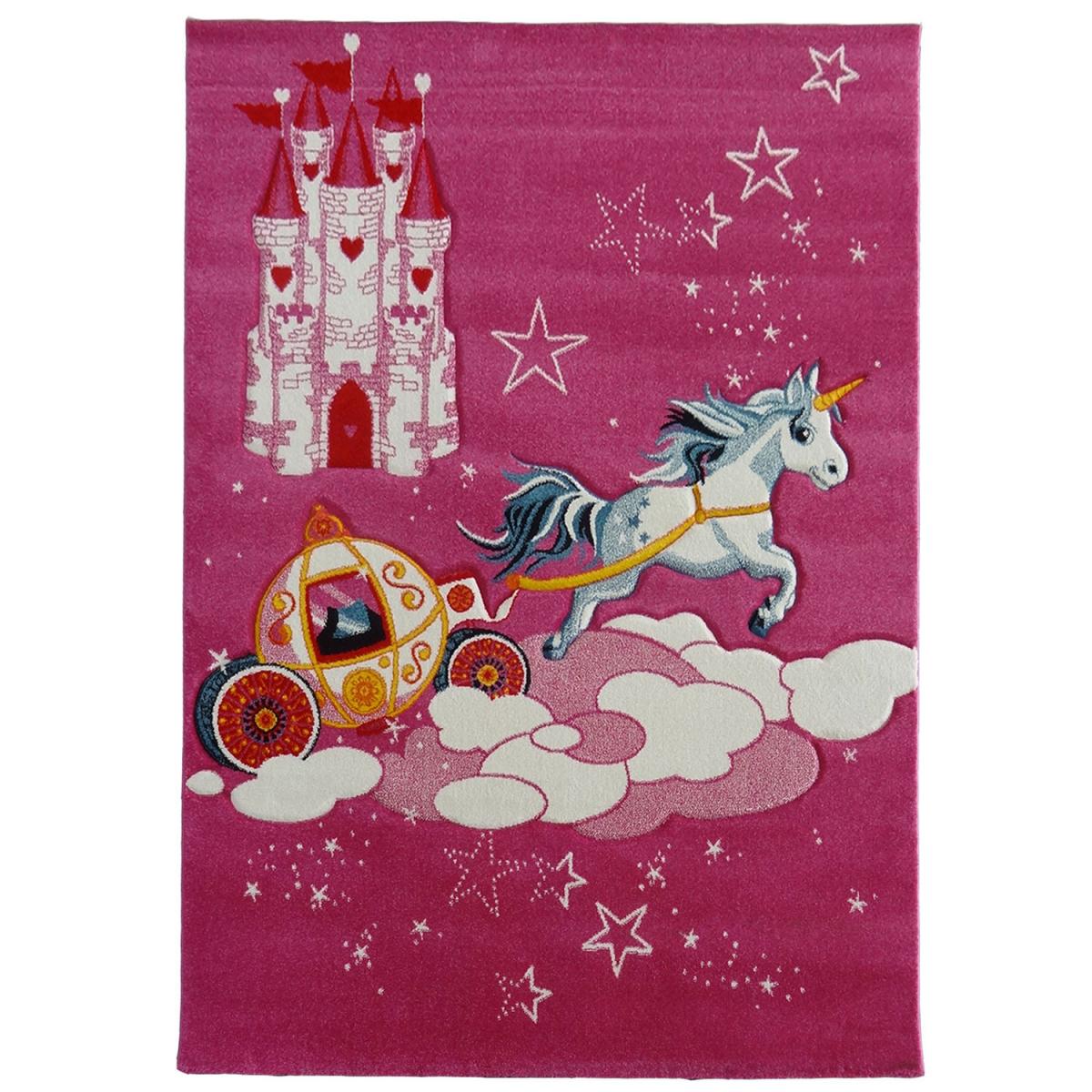 Tapis enfant tissé motif animaux LYN8 CHATOLI