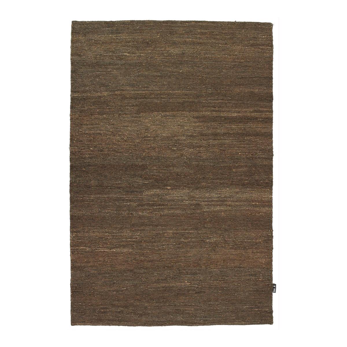 Tapis kilim fait main en chanvre motif uni LOOK 601