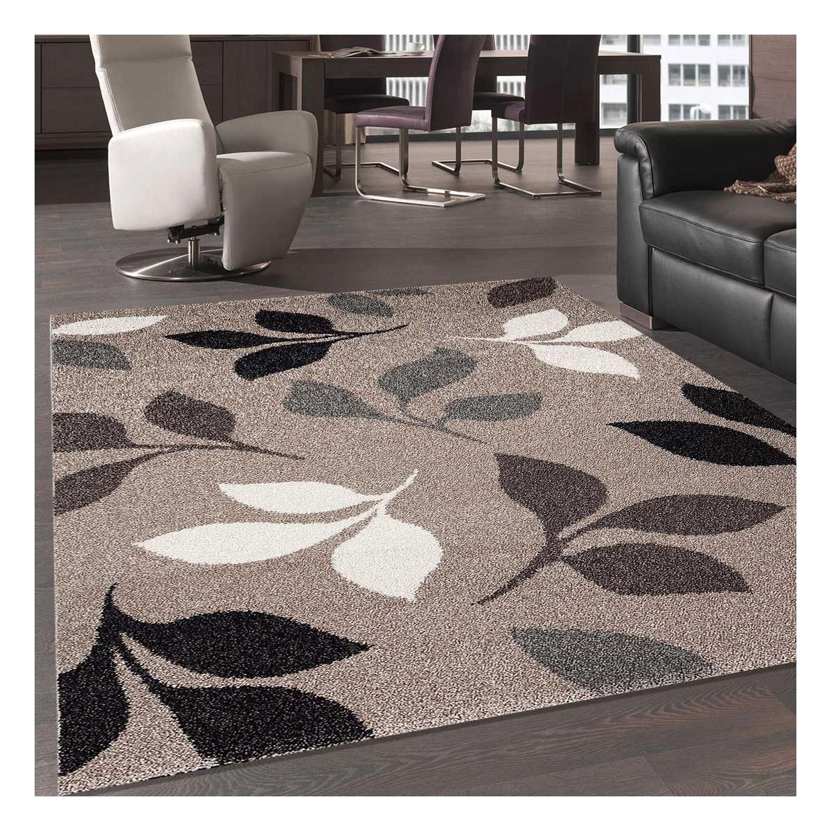 Tapis chambre tissé motif floral 3FLOWER — vue 3