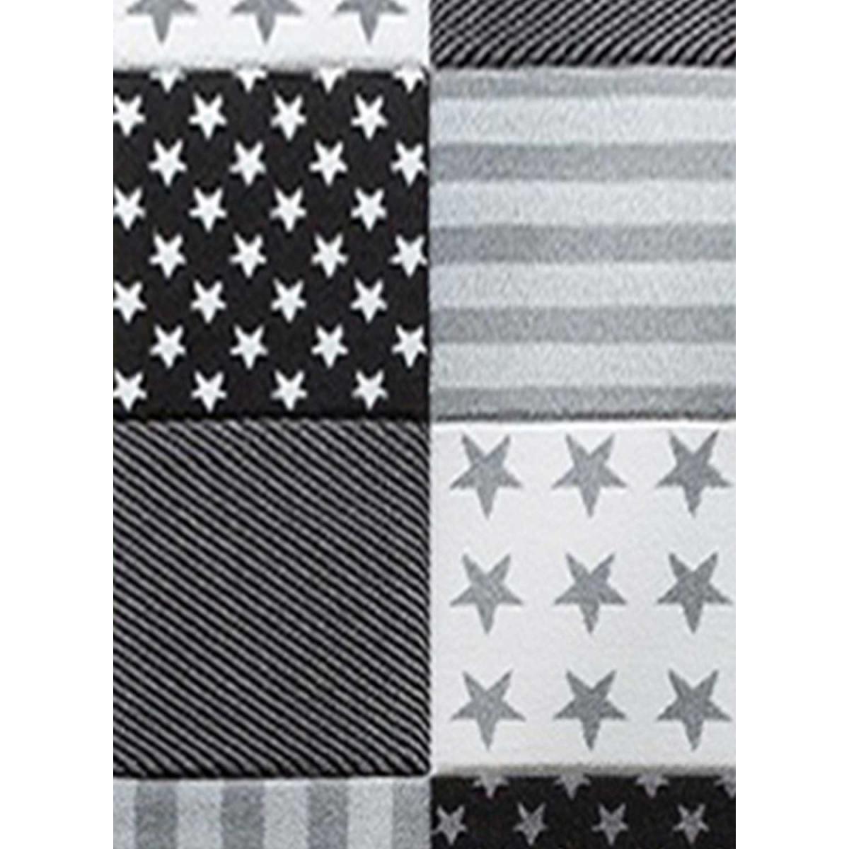 Tapis enfant tissé motif géométrique LYN8 FLAG START — vue 5
