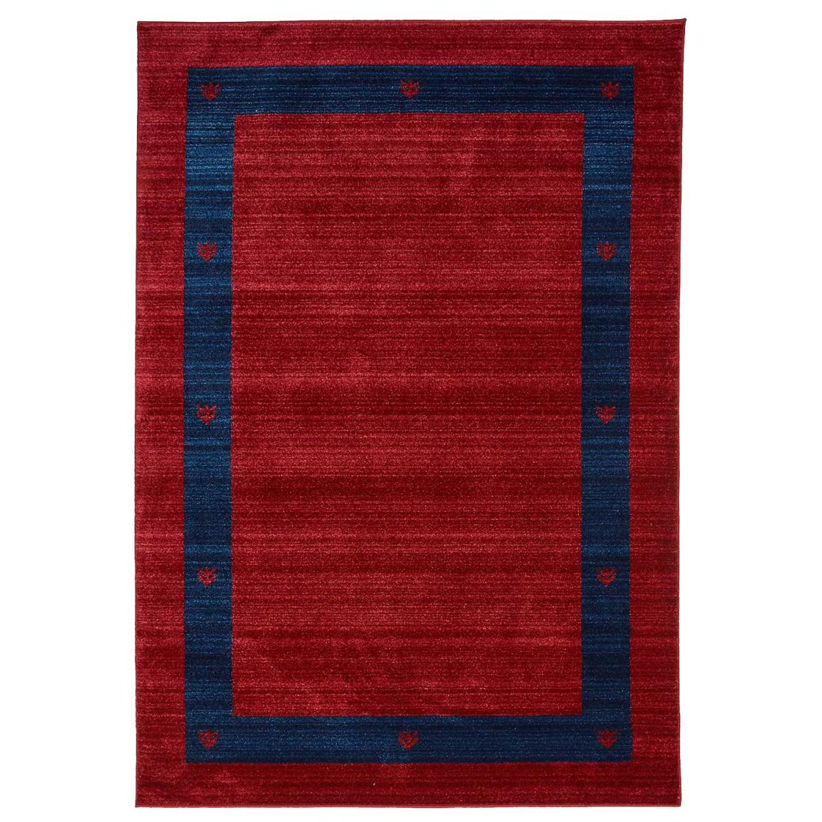 Tapis salon et chambre tissé motif simple CHOBAY 5