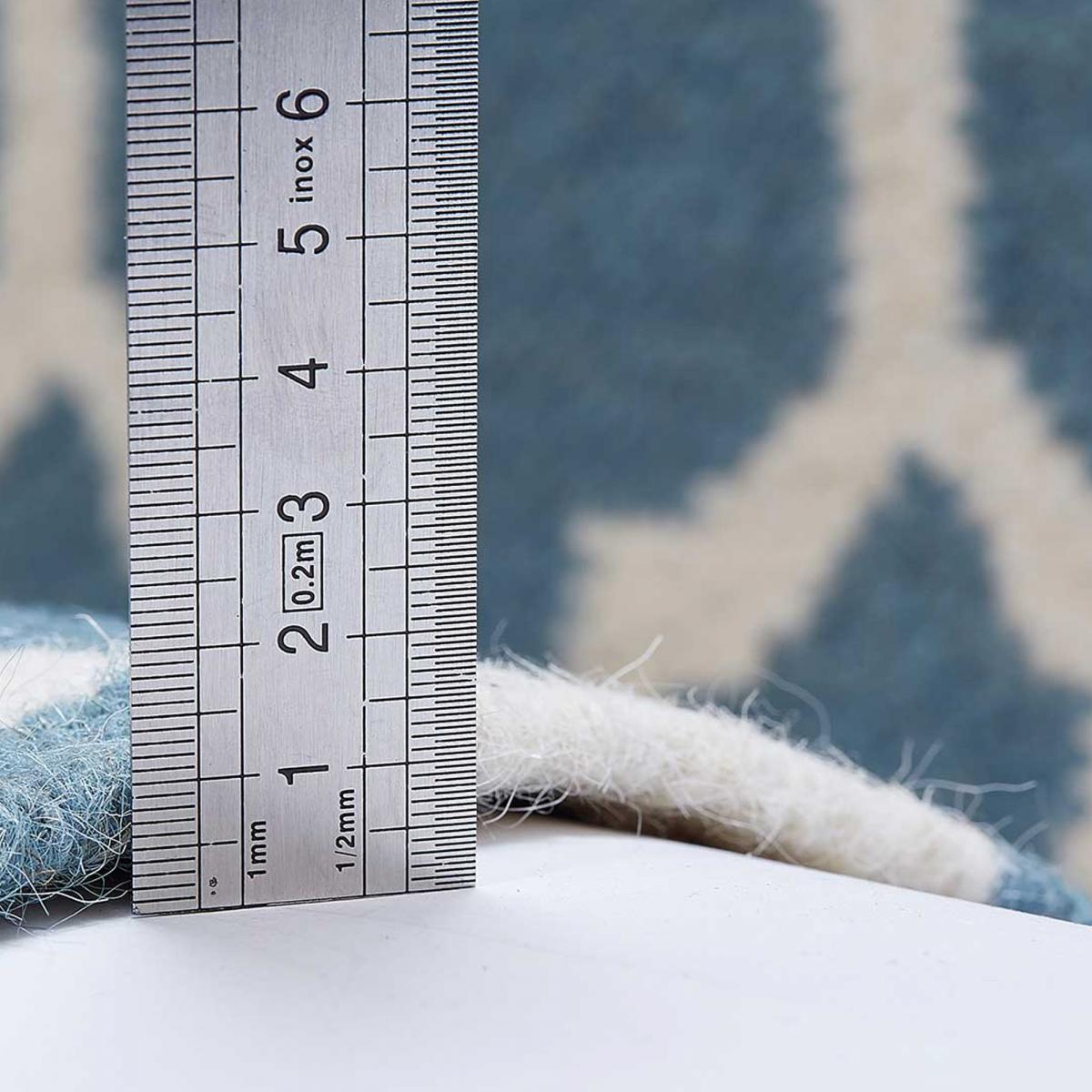 Tapis kilim fait main en laine motif scandinave — vue 4