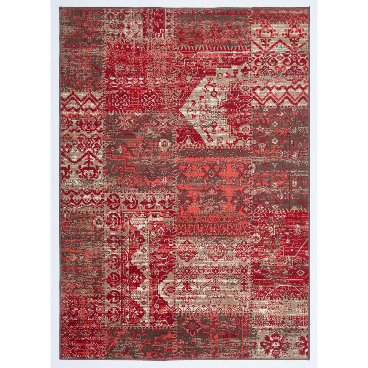 Tapis salon et chambre tissé motif ethnique WORKYPATCH
