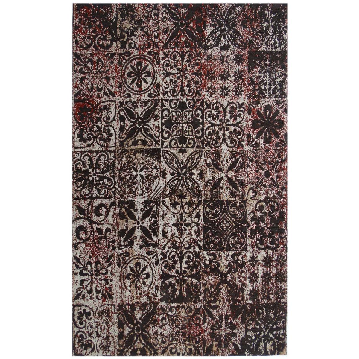 Tapis kilim fait main motif géométrique LINIT