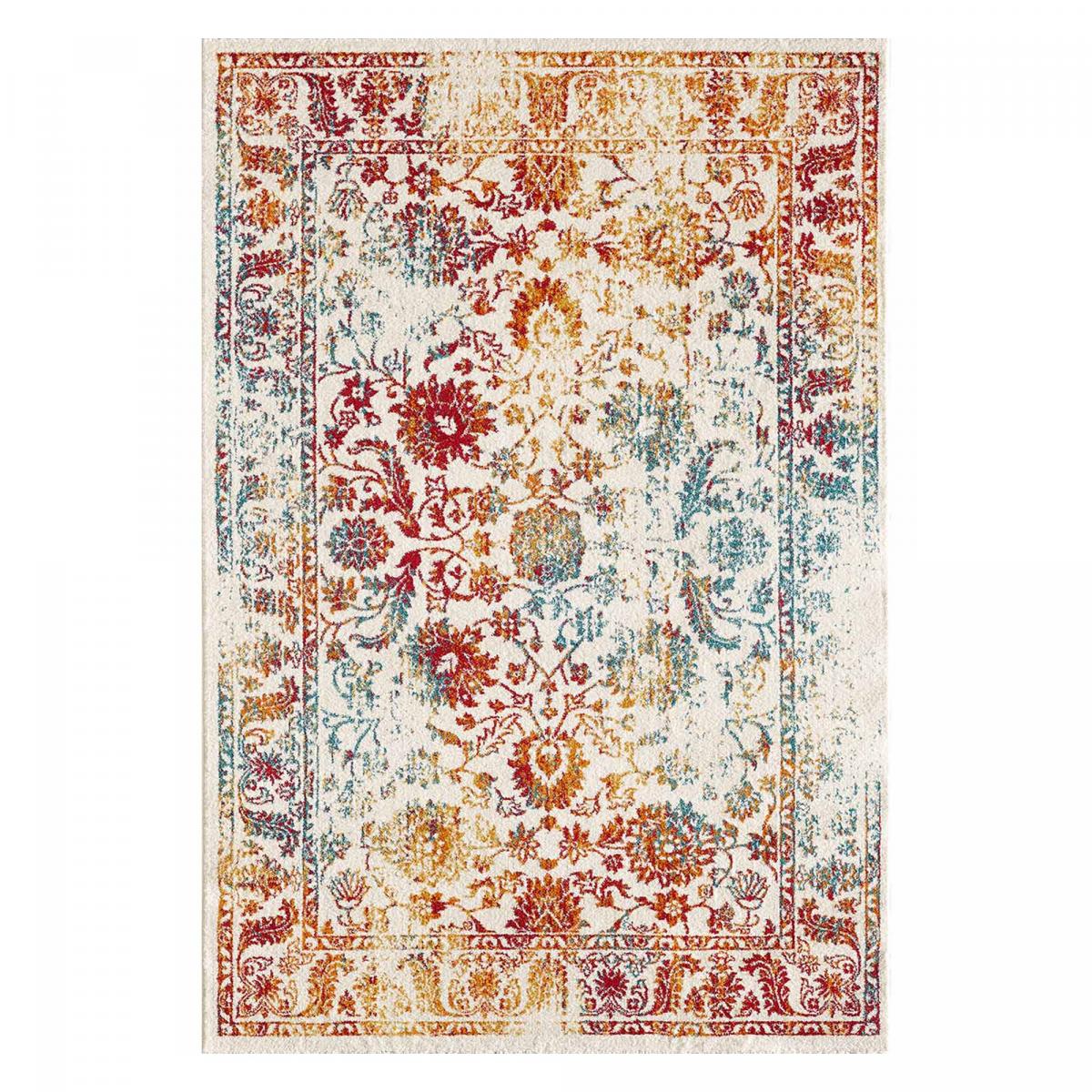 Tapis oriental tissé motif ancestral DESTRUCT 1