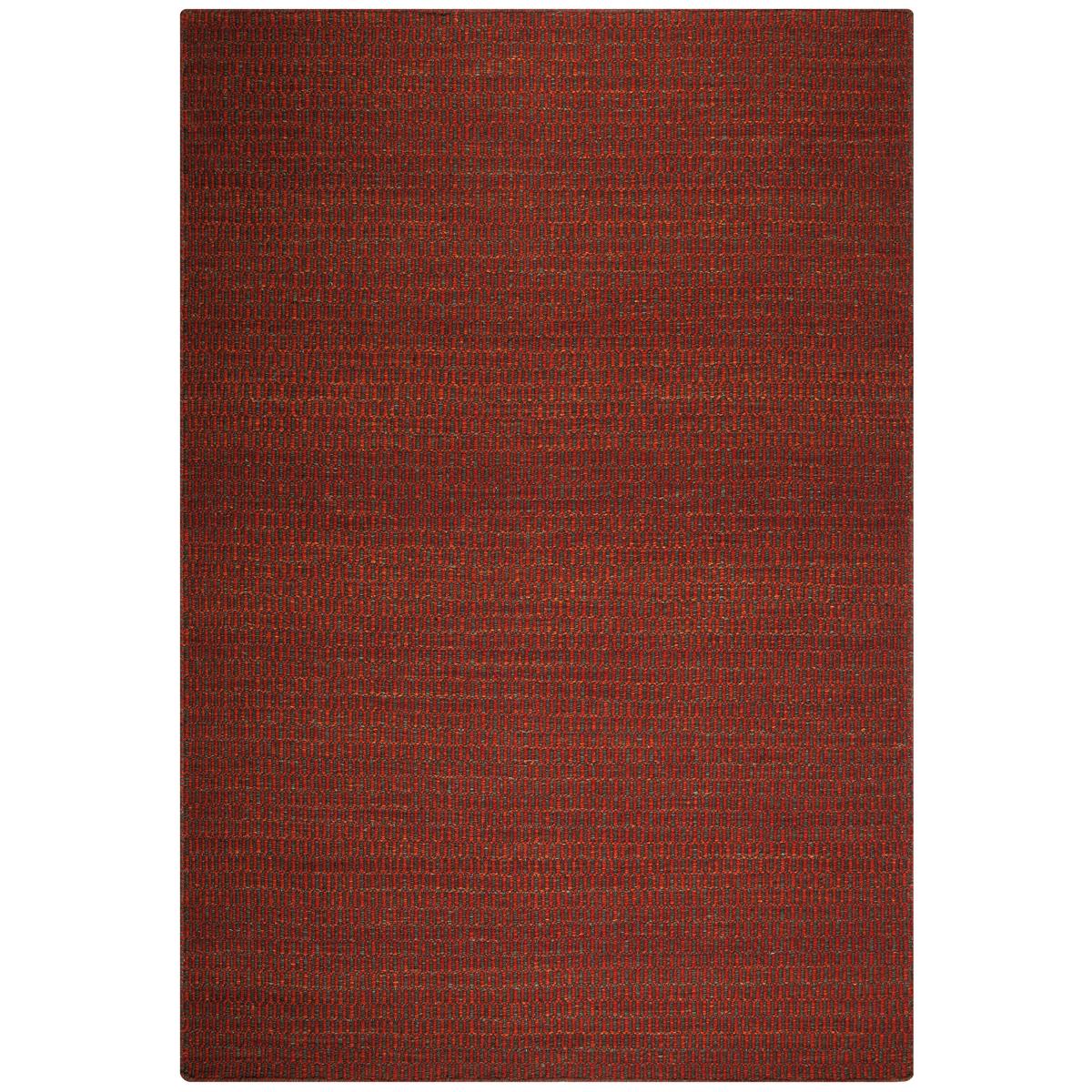 Tapis kilim fait main en laine motif faux uni