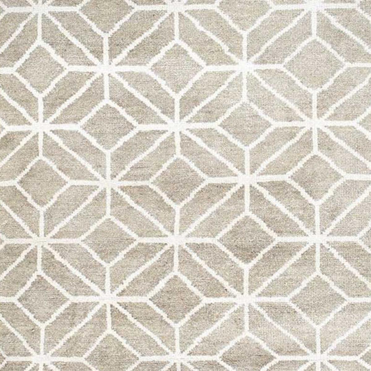 Tapis salon et chambre fait main en laine motif scandinave CARETTI — vue 5