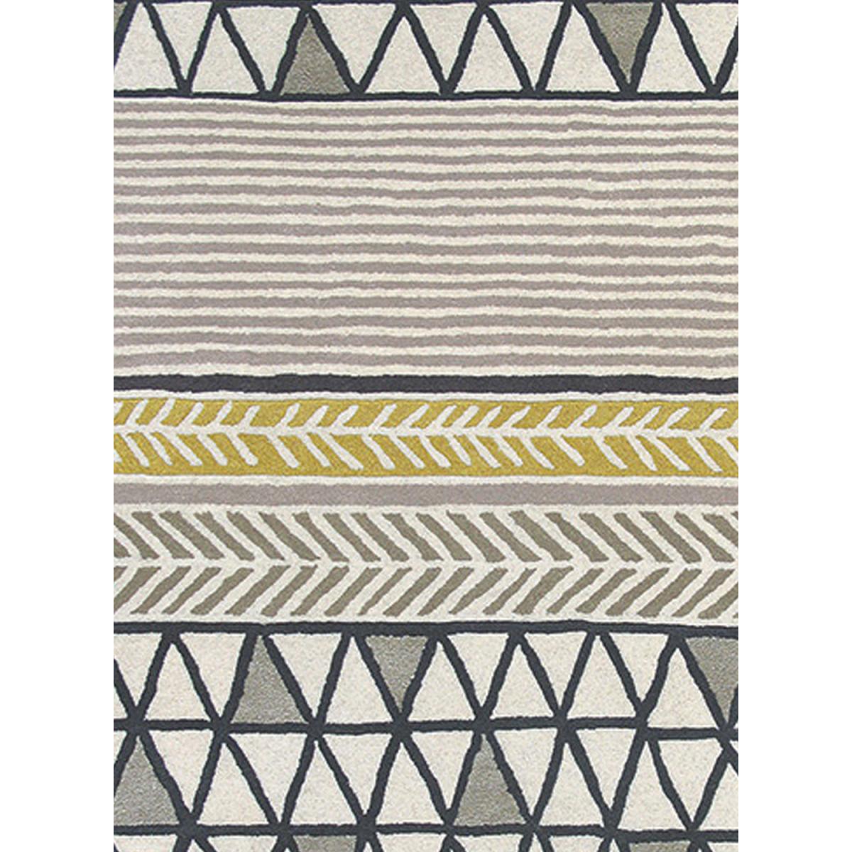 Tapis salon RAITA en laine Fait main — vue 5