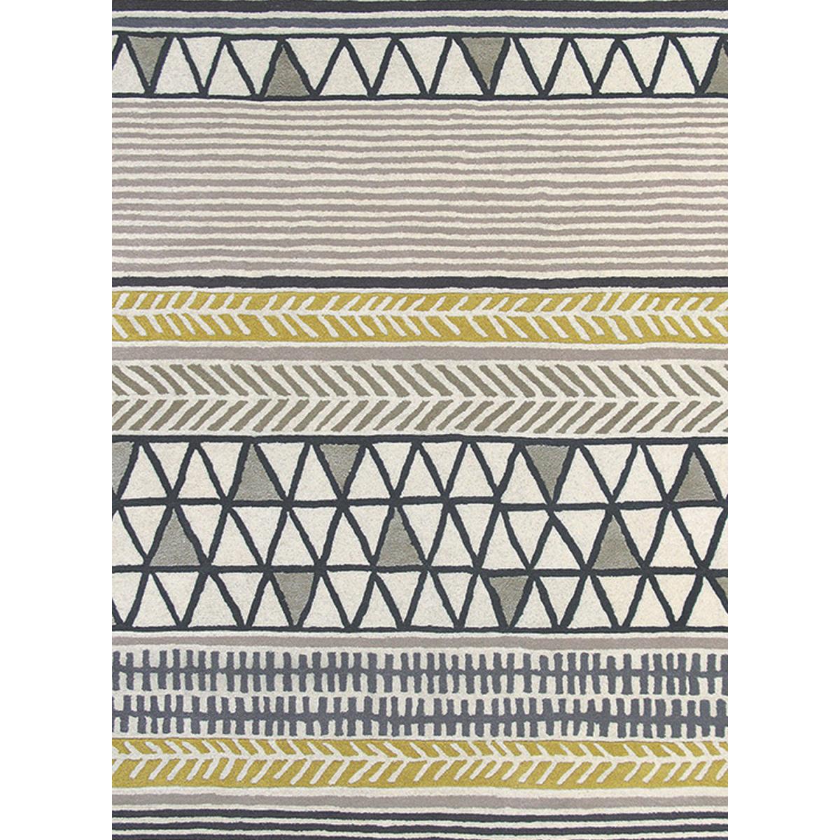 Tapis salon RAITA en laine Fait main — vue 4