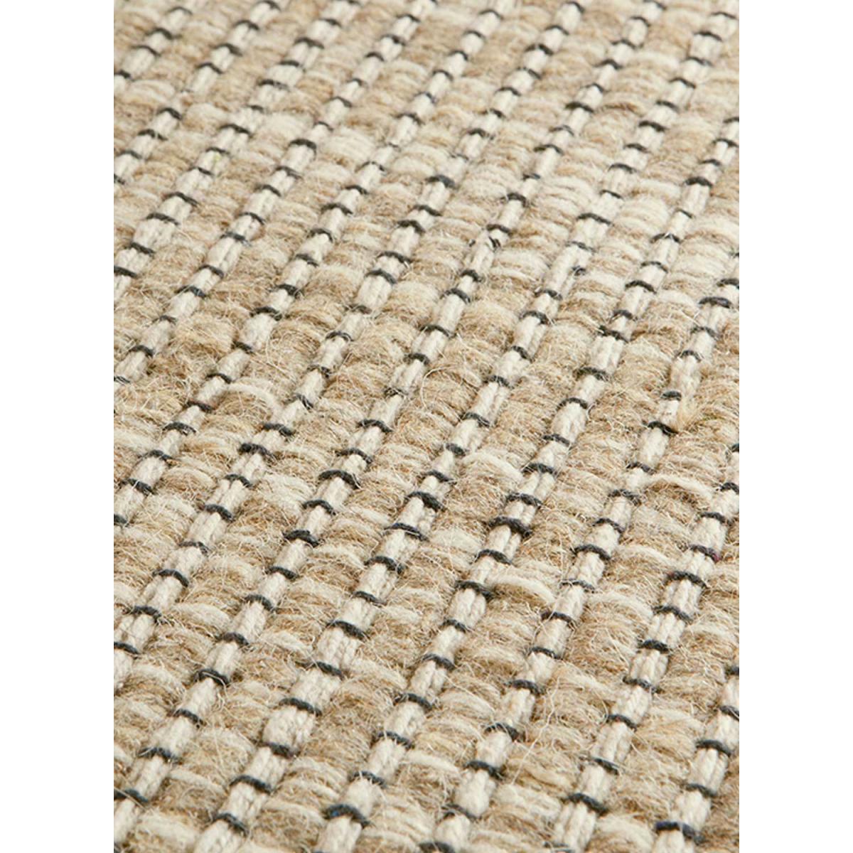 Tapis kilim fait main en laine motif uni LOOK 408 — vue 4