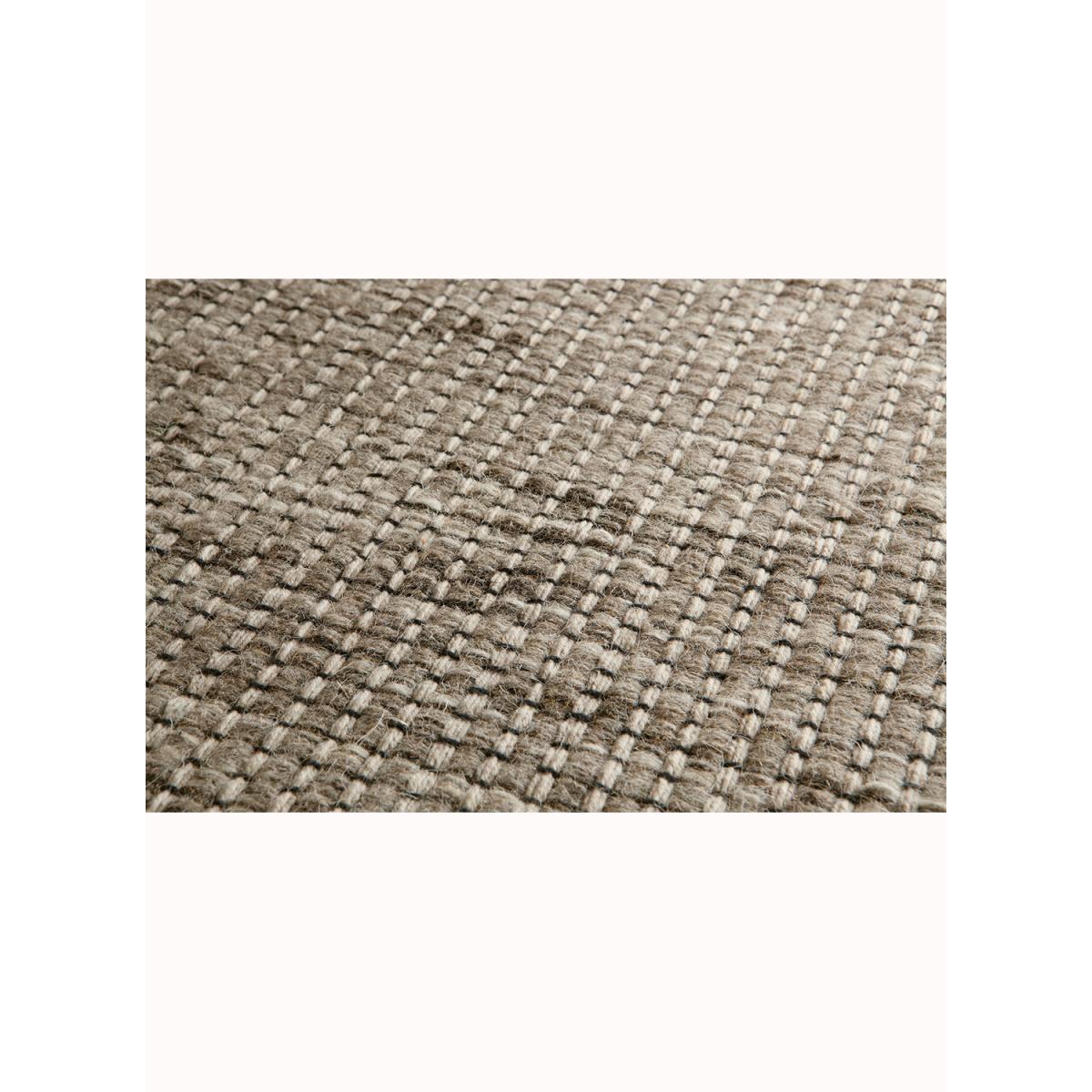 Tapis kilim fait main en laine motif uni LOOK 408
