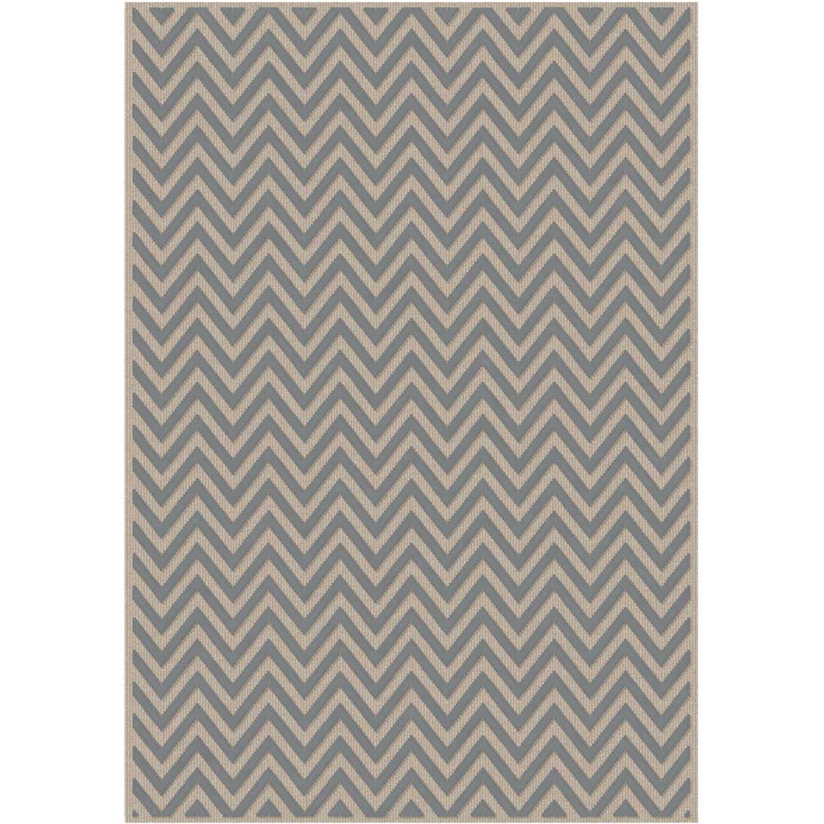 Tapis salon et chambre tissé en viscose motif géométrique CHEVROL