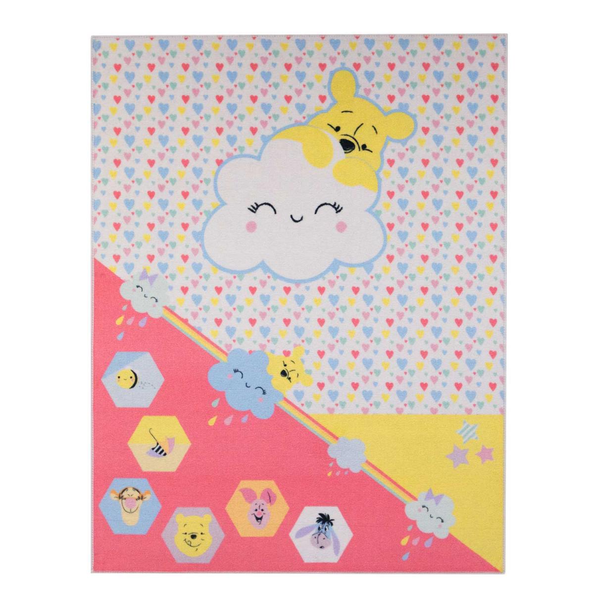 Tapis enfant tissé motif animaux WINNIE 2