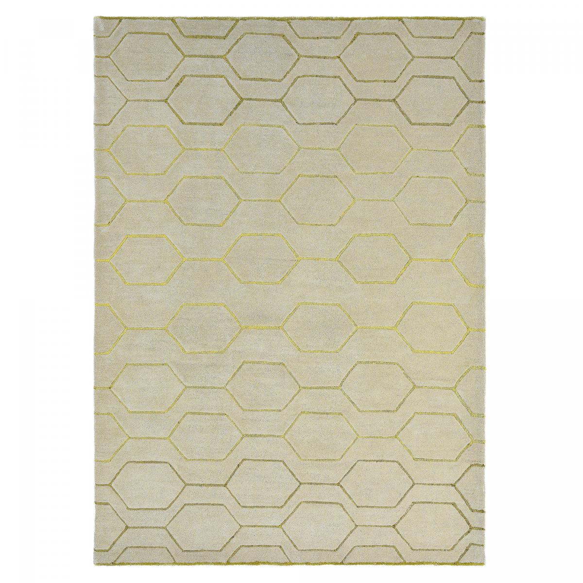 Tapis salon et chambre fait à la main en laine motif scandinave ARRIS