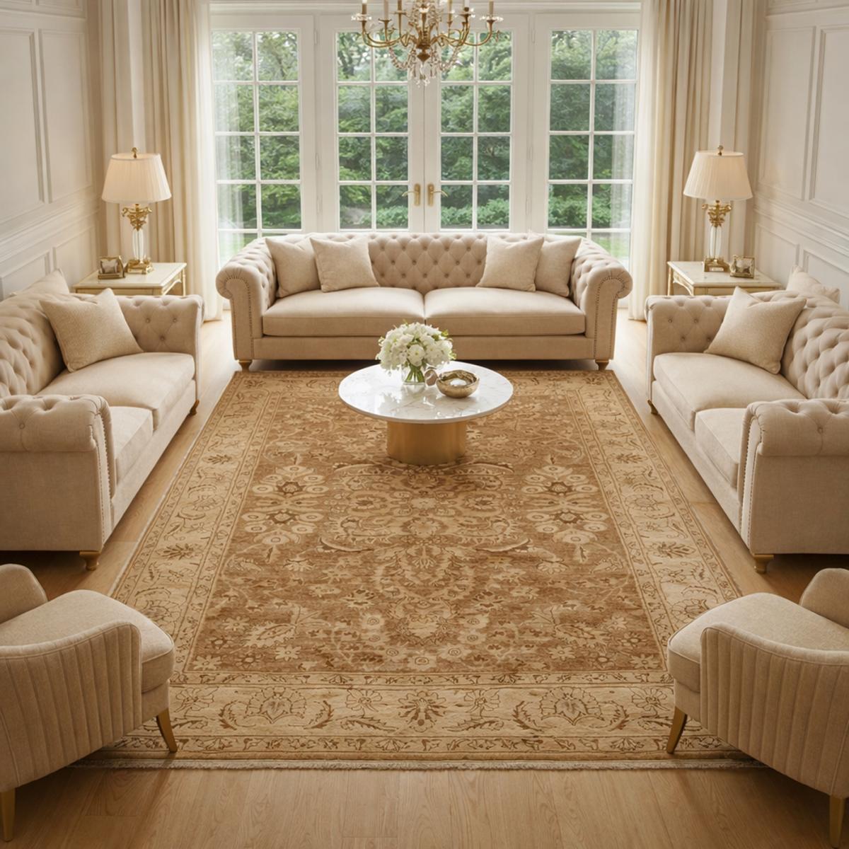 Authentique tapis d'Orient fait main en laine ZIEGLER 11 — vue 3