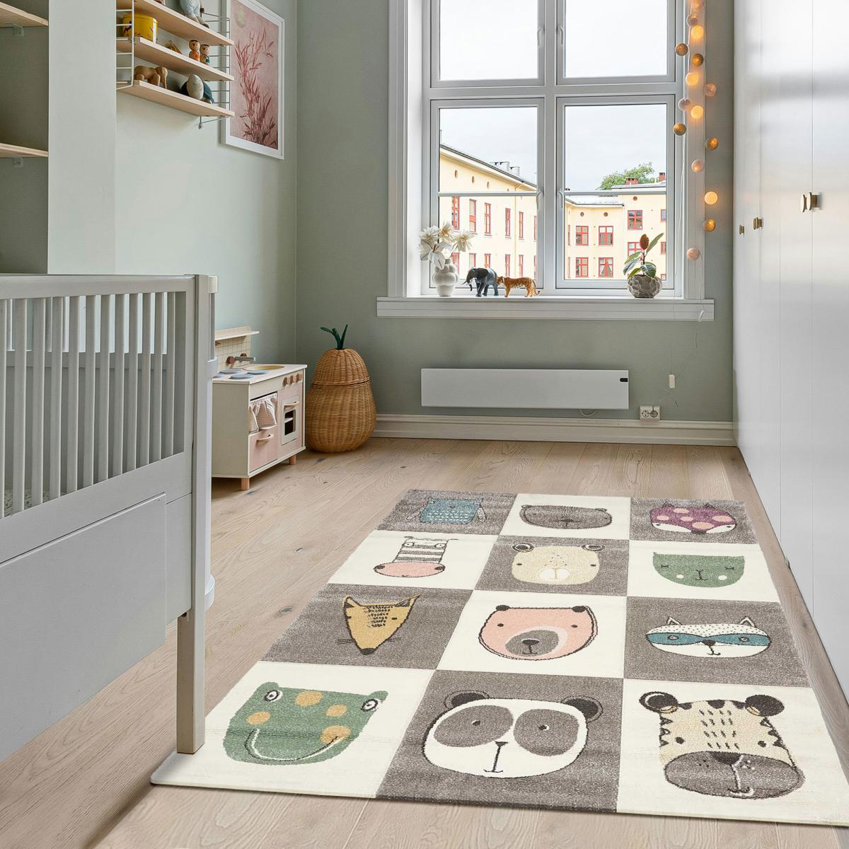 Tapis enfant tissé motif animaux ZOO 2 — vue 5