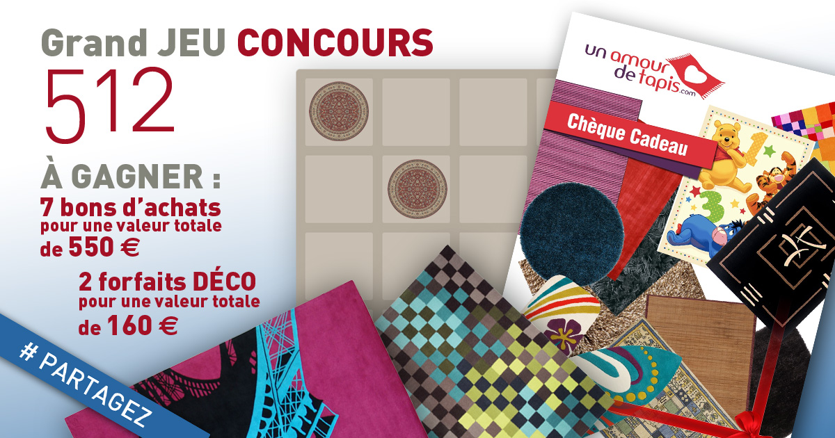Jeu concours unamourdetapis 512 Jeu concours unamourdetapis 512
